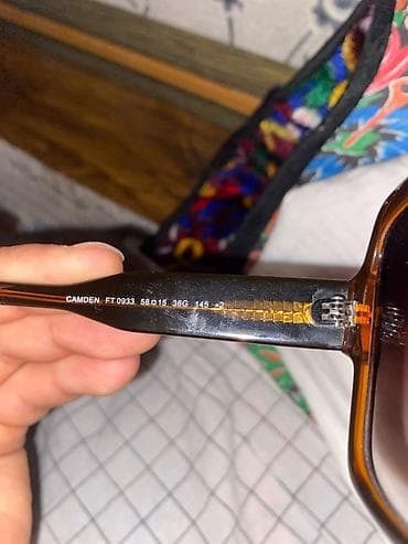 солнеч: Солнцезащитные очки очки, Tom Ford, Унисекс, Прямоугольные, Линзы градиентные, Б/у — 6