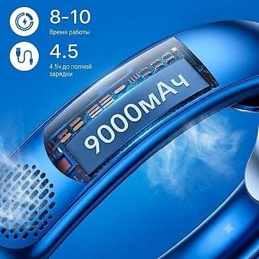 вентилятор на шею: Вентилятор Портативный, Безлопастной — 5