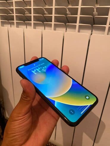 iphone xs 256 цена в бишкеке: IPhone X, Колдонулган, 256 ГБ, Кара, Кабель, 100 % — 1