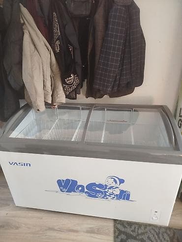 холодиль: Ларь морозильный VASIN с гнутыми стеклянными раздвижными крышками - — 3