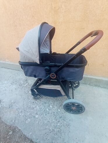 новорожденных: Коляска, цвет - Коричневый — 8