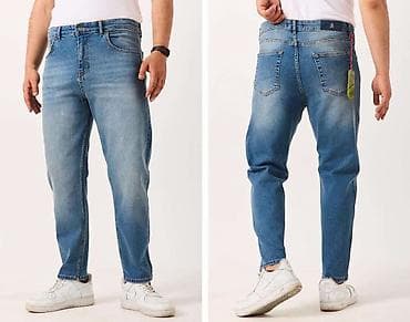 мужские джинсы узкие: Мужские джинсы классического кроя - Посадка средняя, пояс со шлёвками — 2