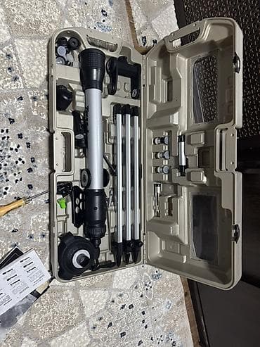 Комплект телескопа в чемодане - Рефракторный телескоп в жестком at lalafo.kg Комплект телескопа в чемодане - Рефракторный телескоп в жестком