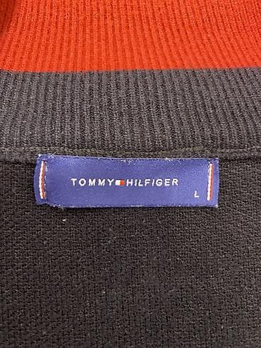 Эркектердин свитери, L, Tommy Hilfiger, Колдонулган, түсү - Кара — 3
