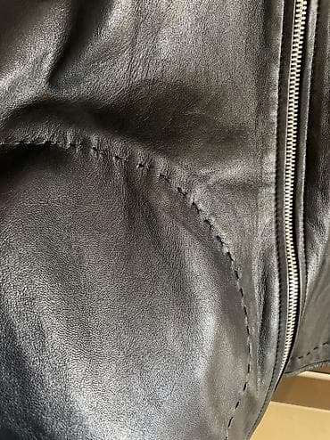 Красота и здоровье: Новая натуральная кожанная куртка женская,размер на 46-48(M) очень — 4