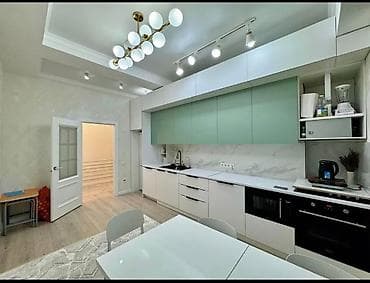 Недвижимость: 4 комнаты, 110 м², Асанбай мкр Элитка, 8 этаж, Евроремонт — 2