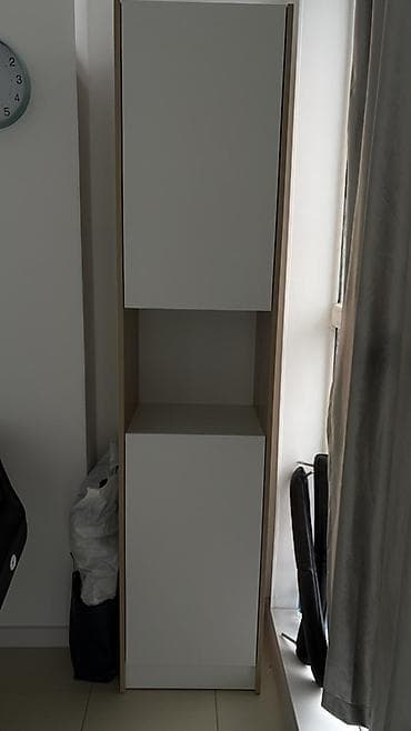 third edition solutions: Высокий узкий шкаф-пенал с двумя закрытыми секциями и открытой нишей — 2