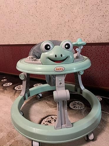 Детские ходунки: Детские ходунки “Baby” с забавной мордочкой лягушонка. Особенности: - — 2