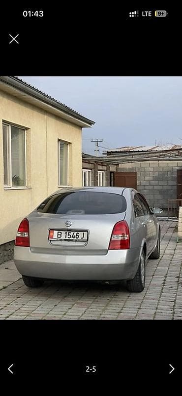 Nissan Primera: 2002 г., 1.8 л, Автомат, Бензин, Седан — 3