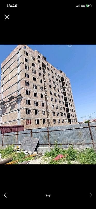 Недвижимость: 1 комната, 45 м², Элитка, Джал мкр (в т.ч. Верхний, Нижний, Средний) Элитка, 10 этаж, ПСО (под самоотделку) — 9