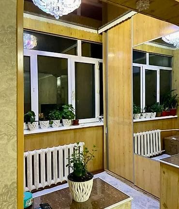 3 бөлмө, 58 м², 104-серия, 4 кабат, Эски ремонт