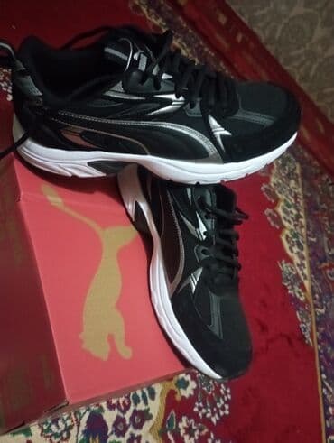 пена для обуви: Кроссовки Puma - Модель: классические кроссовки в черно‑серой гамме с — 1