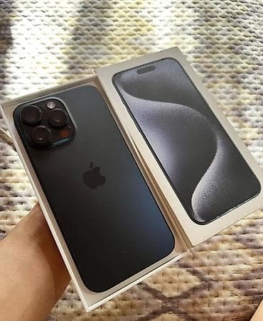 17 pro: IPhone 15 Pro Max титановый корпус), цвет — чёрный. Полная заводская — 1