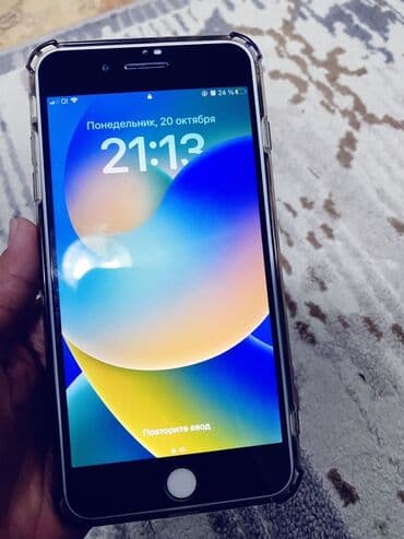 iphone 8 plus купить бу: IPhone 8 Plus, Колдонулган, 64 ГБ, Ак, Коргоочу айнек, Каптама, 83 % — 3