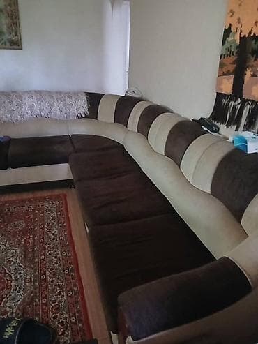 п образный диван: Угловой модульный диван большого размера. - Форма: Г‑образный, с — 1