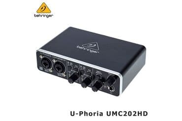 Behringer umc202hd – двухканальный компактный аудиоинтерфейс