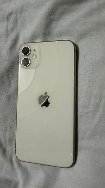 iphon 8 plus: IPhone 11, Б/у, 128 ГБ, White Titanium, Коробка, 75 % — 3