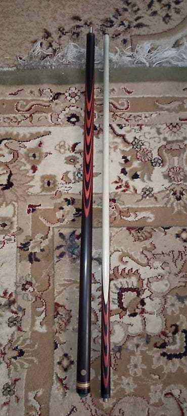 бассейн бассейн: Бильярдный кий 2-составной + тубус - Разборный кий из двух частей — 1