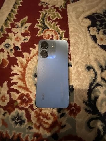 Redmi, Redmi 13C, Б/у, 128 ГБ, цвет - Голубой, 2 SIM