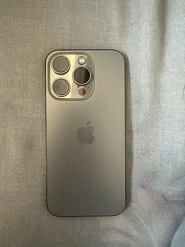 aplle 11: IPhone 15 Pro, 128 ГБ, Natural Titanium, 89 % — 1