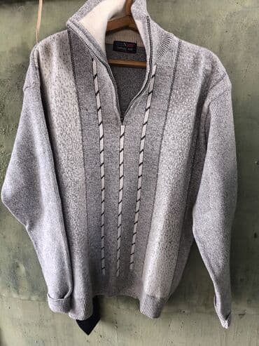 Свитерлер: Свитер Notting Hill, очень теплый, размер XXL. - Цвет: светло‑серый — 3