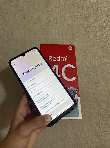 Видео оюндар жана приставкалар: Redmi, Redmi 14C, Жаңы, 128 ГБ, түсү - Кара, 2 SIM, eSIM — 1
