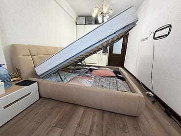2х спальный: Двуспальная кровать, Б/у, С матрасом, длина - 240 см — 6