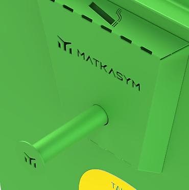 Дом и сад: Артикул: MKS-UT-027 Название: Мусорный контейнер зелёный на колёсах — 6