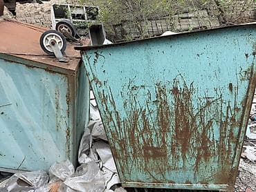 Үй жана бакча үчүн баардык: Г.Ош. Продаю 3 Металлических контейнеров для мусора/строительных — 2