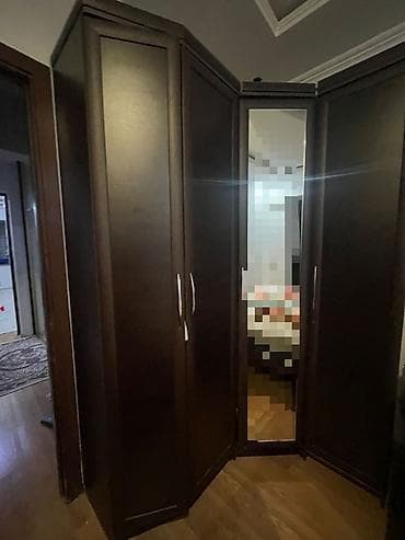 мебел спални: Спальный гарнитур, Двуспальная кровать, МДФ, Самовывоз, цвет - Коричневый — 2