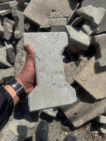 камни 25: Тротуарная плитка и брусчатка (бетон) - Формы: «I-образная» — 1