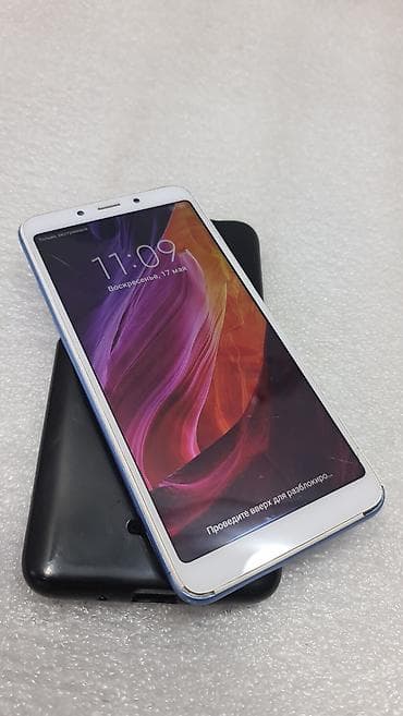 Мобильные телефоны и аксессуары: Redmi, Redmi 6A, Б/у, 32 ГБ, цвет - Голубой, 2 SIM — 3