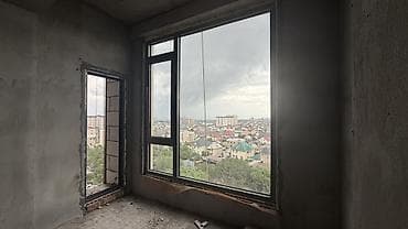 бай таш квартиры: 1 комната, 57 м², Элитка, 9 этаж, ПСО (под самоотделку) — 8