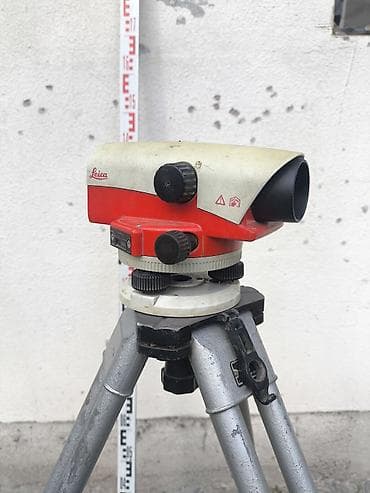АРЕНДА. ИЖАРА. Оптический нивелир Leica с треногой и рейкой 500 сом на
