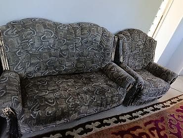 модульные диваны: Комплект мягкой мебели, цвет - Коричневый — 3