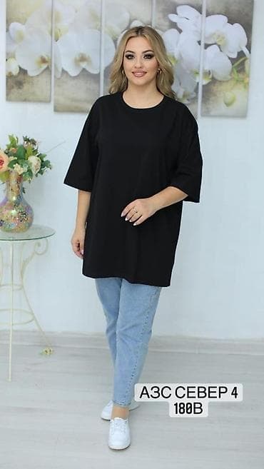 женские розовые рубашки: Футболка. Ткань: Супрем Турция хб Размеры: 50/60. ВОЗВРАТА и ОБМЕНА — 3