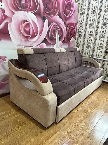 Модульные диваны: Раскладной диван, Б/у — 1