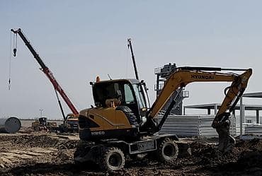 насос ассенизаторской машины: Экскаватор, Hyundai, Колесный — 1