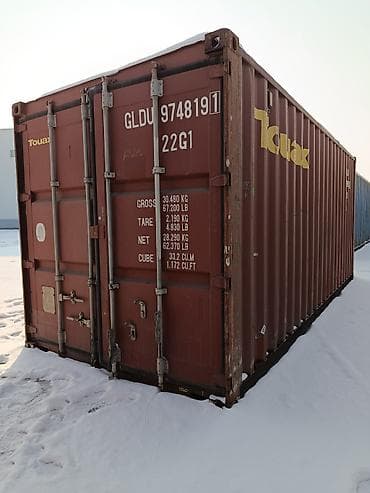 контейнери: Стандартные и морские 20 тонники стандартная:длина 6 м, ширина 2, 45 — 8