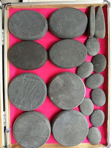 подголовник для шеи: Набор для стоун‑терапии с подогревом — SPA Hot Stone Heating Box — 1