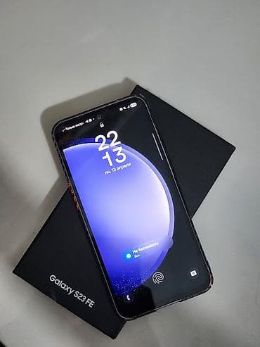 Samsung Galaxy S23 FE, Б/у, 256 ГБ, цвет - Черный, 2 SIM
