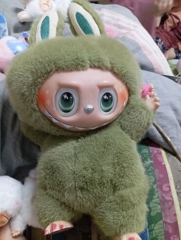 где можно купить обезьянку: Мягкая игрушка-кукла «Зелёный монстрик/кролик» - Забавный персонаж с — 2