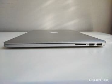 macbook на запчасти: Ноутбук, Apple, 16 ГБ ОЭТ, Intel Core i7, 15.4 ", Колдонулган, Жумуш, окуу үчүн, эс тутум SSD — 7