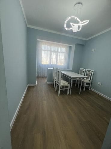 отдых на ыссык ата: Просторная квартира с современной отделкой и мебелью. - Планировка — 2