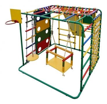 Игрушки: Детский игровой комплекс Кубик Личная площадка для игр и физкультуры — 4