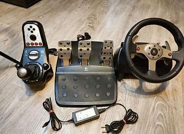 fmcb ps2: Игровой Руль Logitech G25 + КПП В полном комплекте, работает хорошо — 1