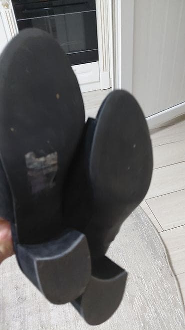 вещи hm: Черные женские мюли H&M одеты пару раз есть уступка Состояние — 2