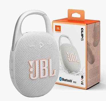 harman kardon: Колонка беспроводная портативная JBL Clip 5, белый ﻿Одной из — 1