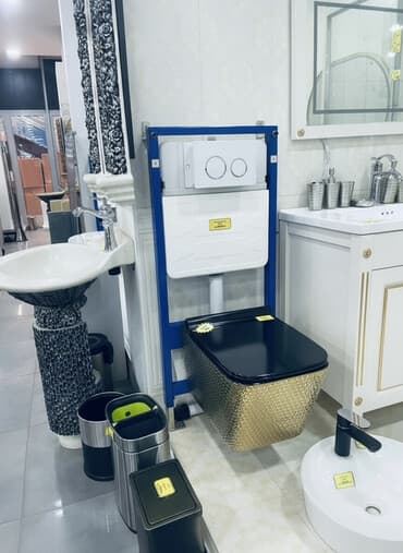 устанавливаем унитазы: Унитаз Подвесной(Инсталляция), Новый, Материал: Фарфор — 1