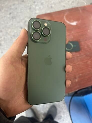 продать наушники airpods: IPhone 13 Pro, Б/у, 128 ГБ, Зеленый, Зарядное устройство, Защитное стекло, Чехол, 83 % — 7